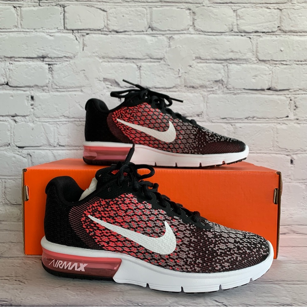 😍 NIKE Women Air Max Sequent 2 Color Racer Pink